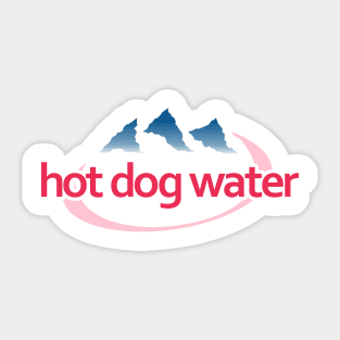 Hot Dog Water Sticker